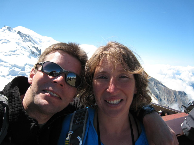 Me and Loops (Mount Blanc Behind)