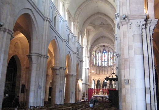 Inside the church