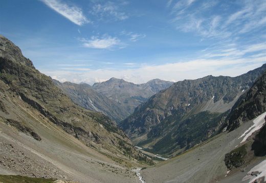 View back down the valley
