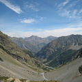 View back down the valley