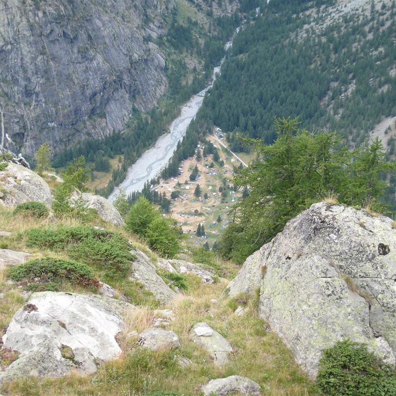 Camp Site From la Tete de la Draye