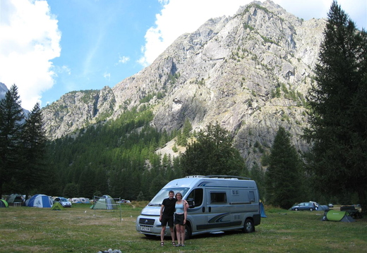 Nigel & Lucy before the journey home