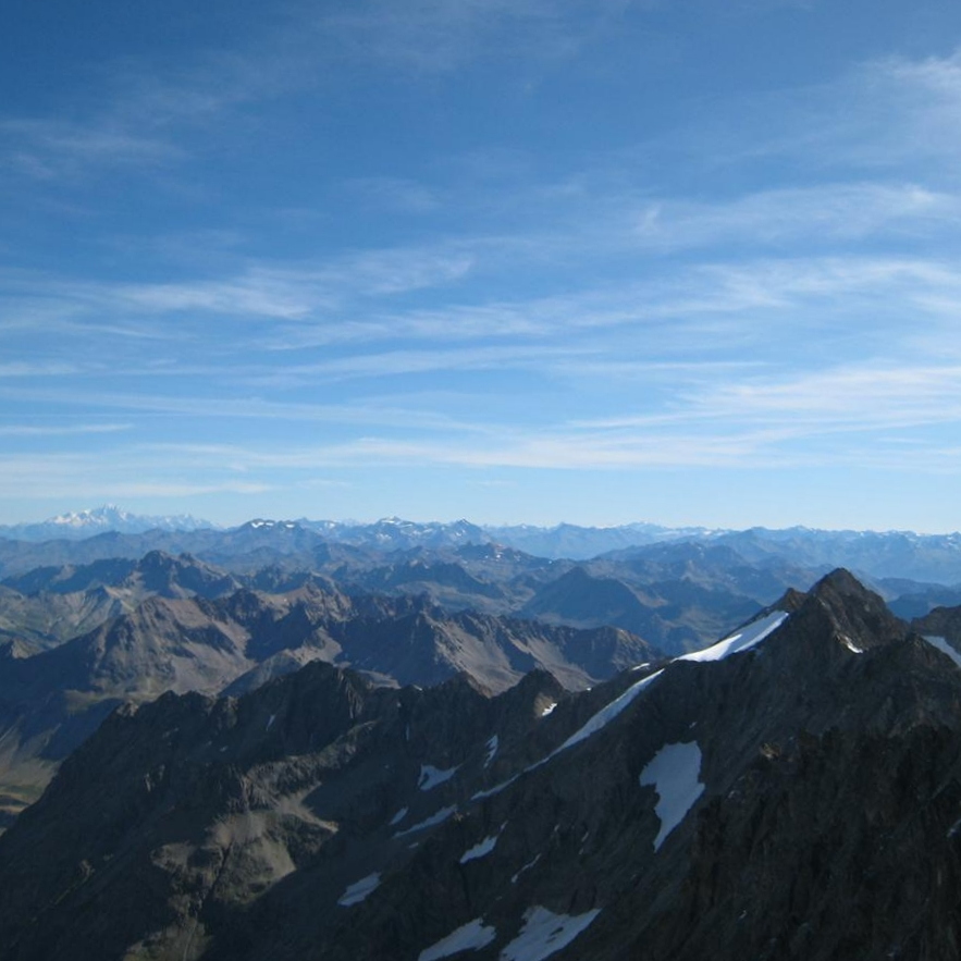 Mont Blanc in the distance