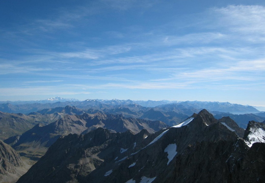 Mont Blanc in the distance