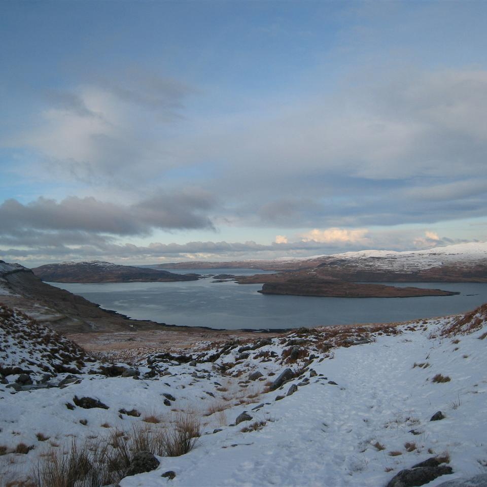 Hiking up Ben More on New Years Day