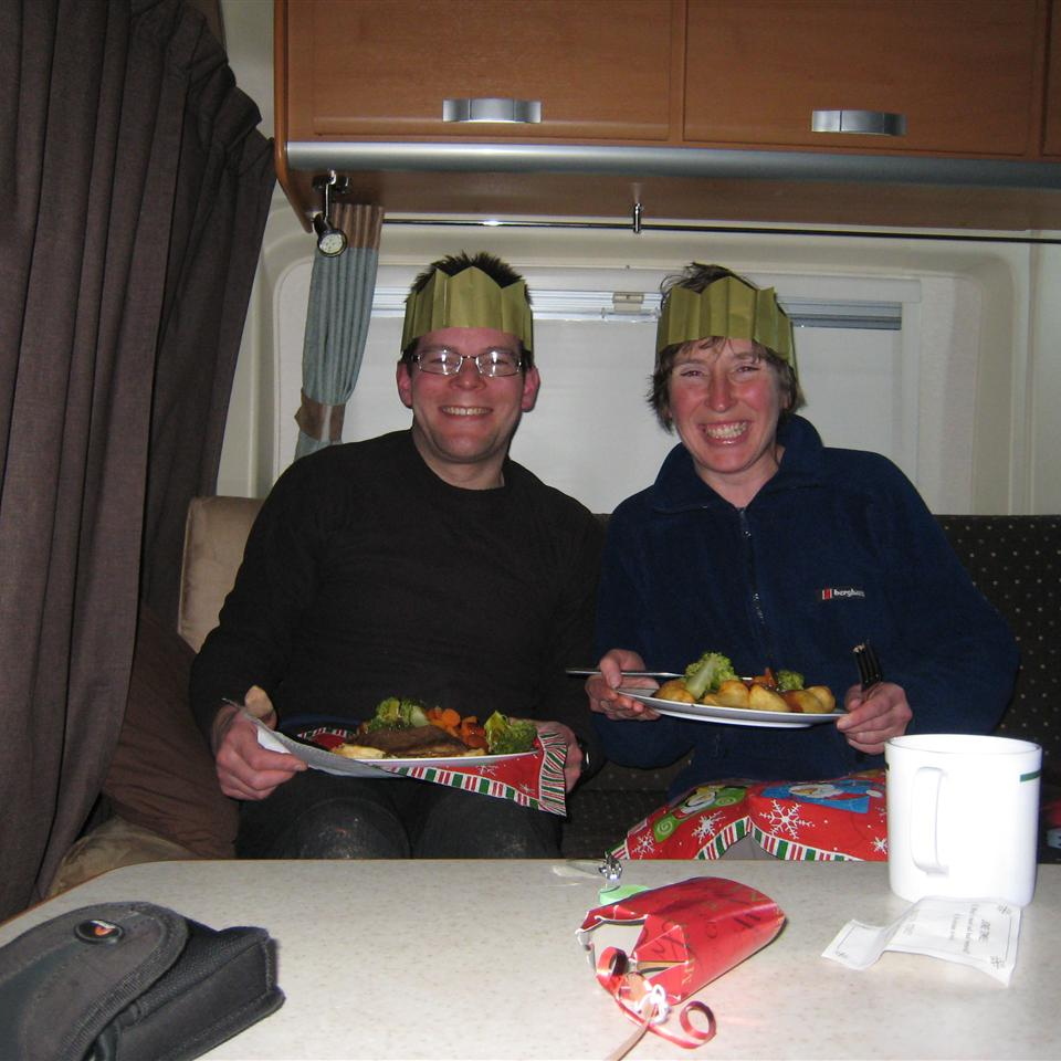 New years day meal in van