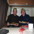 New years day meal in van