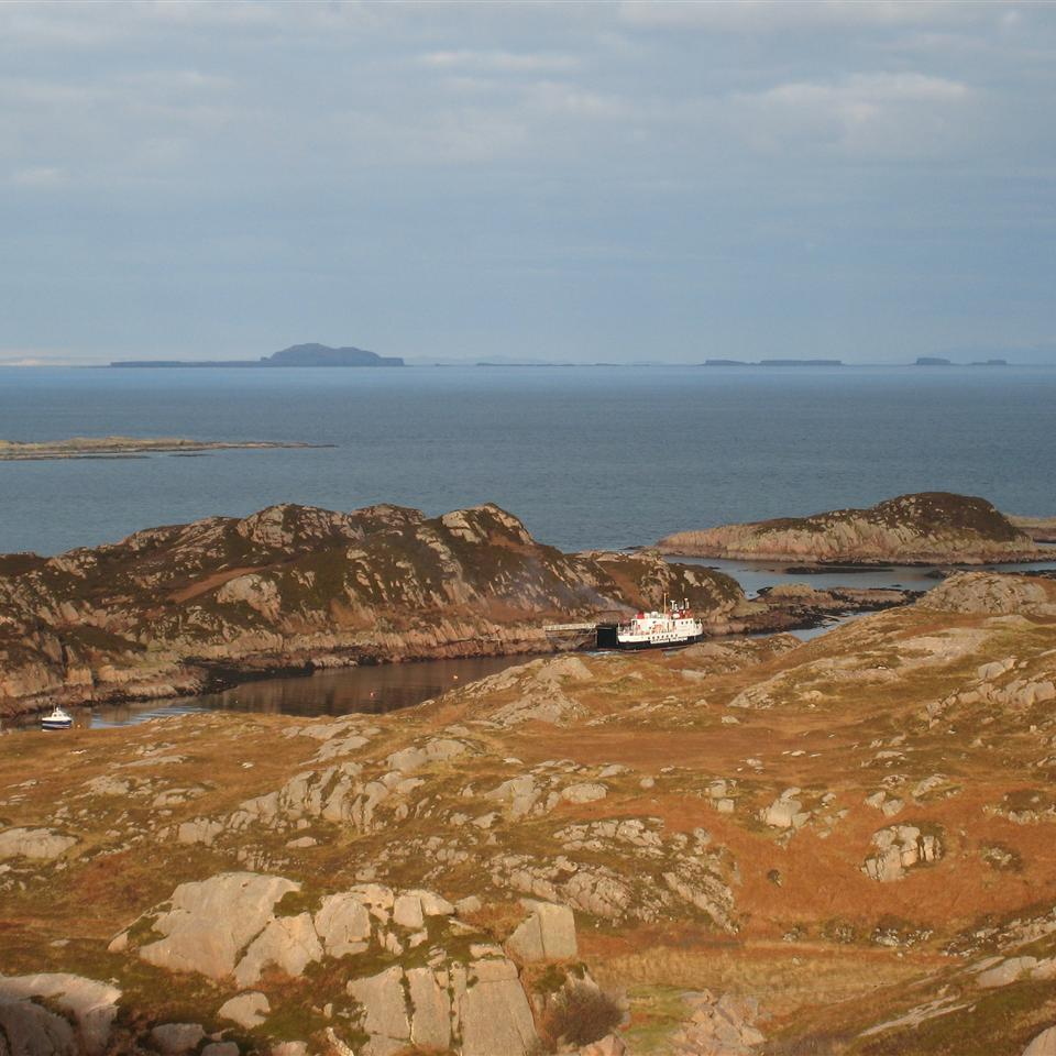 Where they store the Iona ferry overnight!