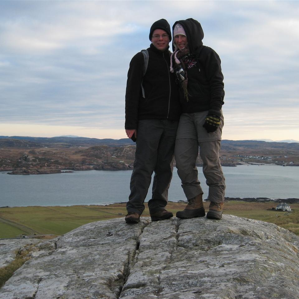 Nigel & Lucy, Fionnphort behind