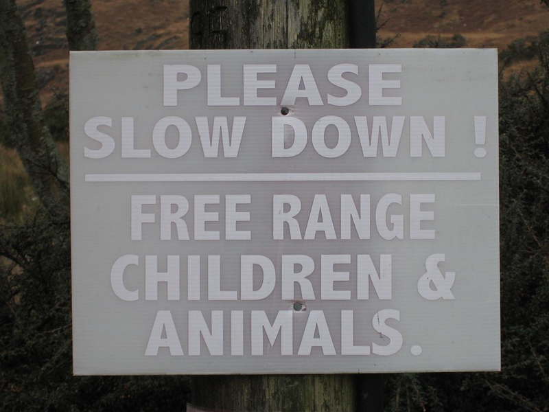 Sign At Loch Buie