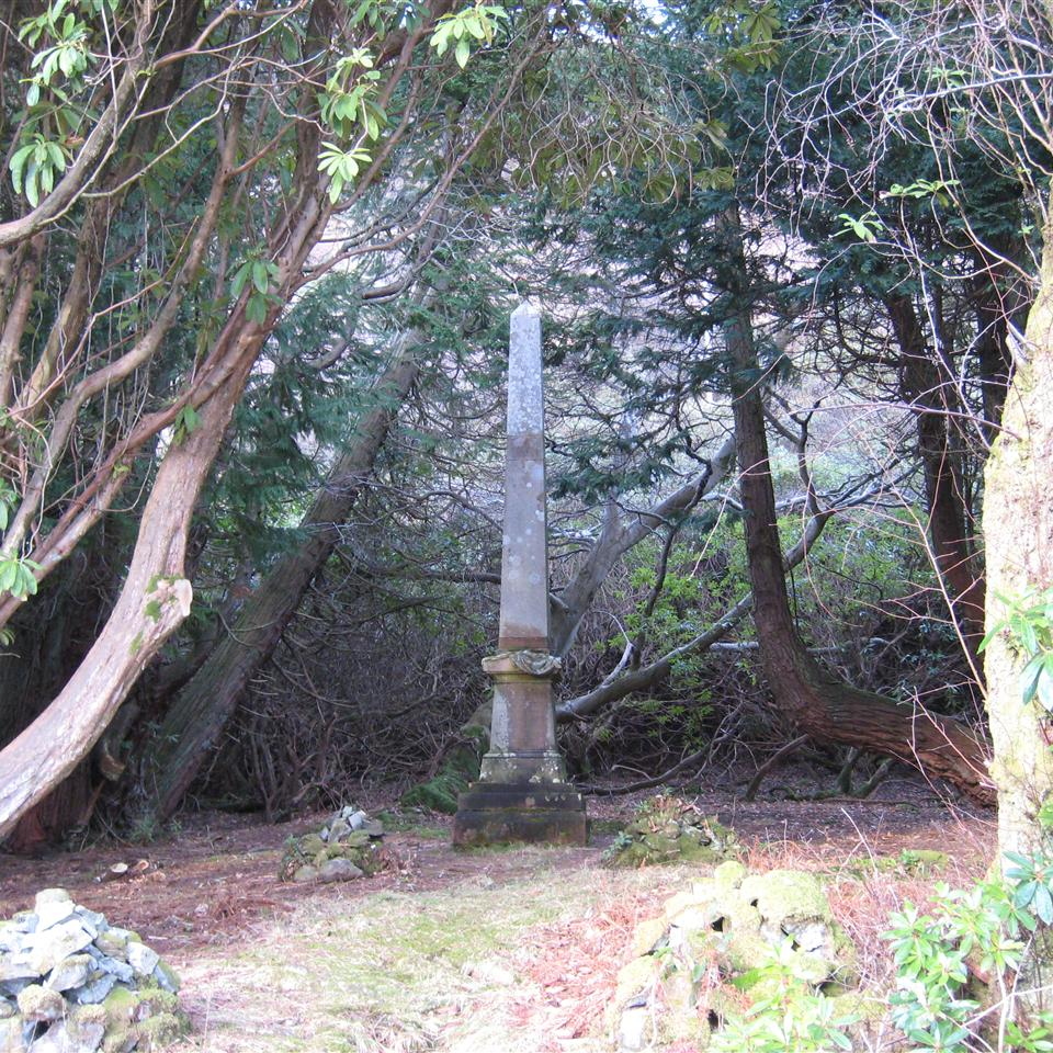 Monument to land-lord, who was apparentely a good bloke!