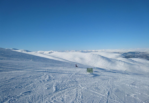 From top of Coire Cas T-Bar Over The Traverse