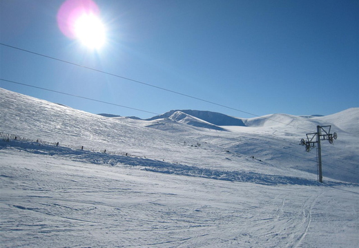 View over Day Lodge Poma towards northern Corries