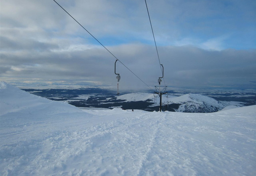 Looking down the Ptarmigan tow (hopefully this will run Sun)