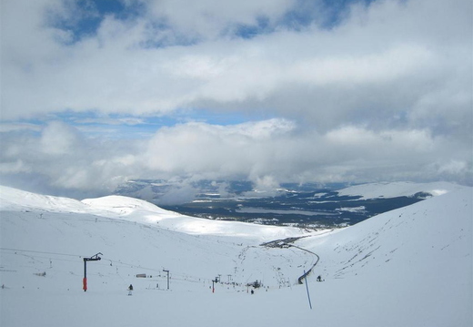 Looking down from top of Cas