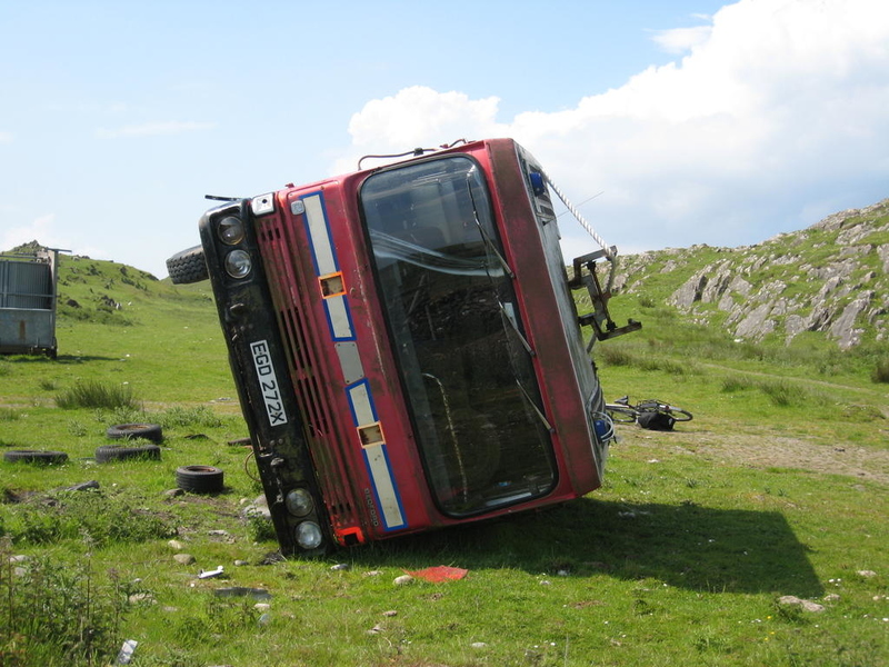 Why do all the western isles have so many dead vehicles littered about the place?