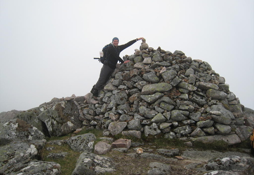 At The summit