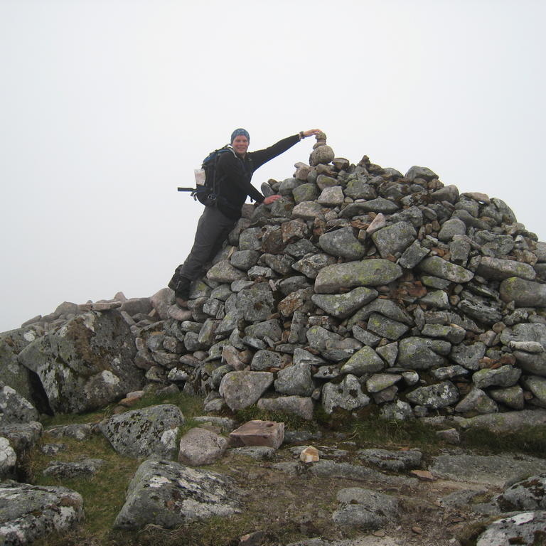 At The summit