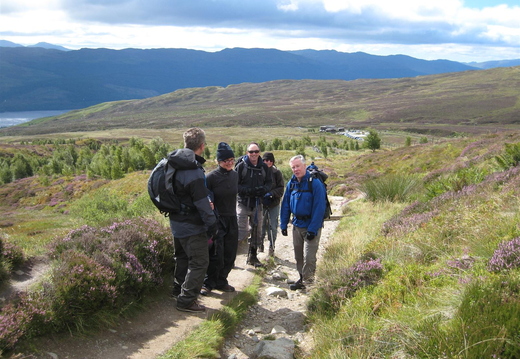 The gang leaving the car park
