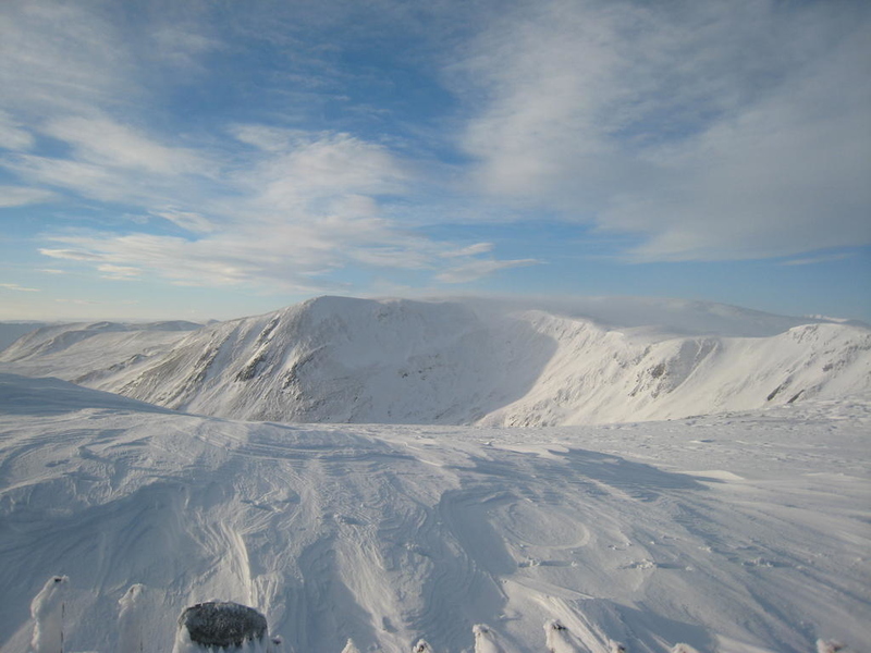 View from top of Cairnwell T-Bar