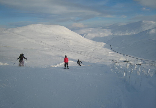 Descending from Cairnwell T-Bar