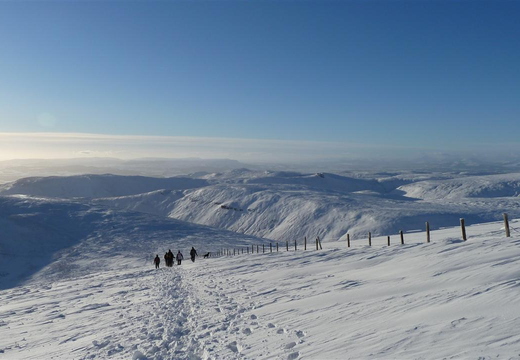 Looking back from Ben Cleuch