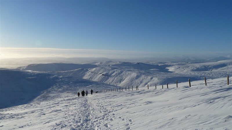 Looking back from Ben Cleuch