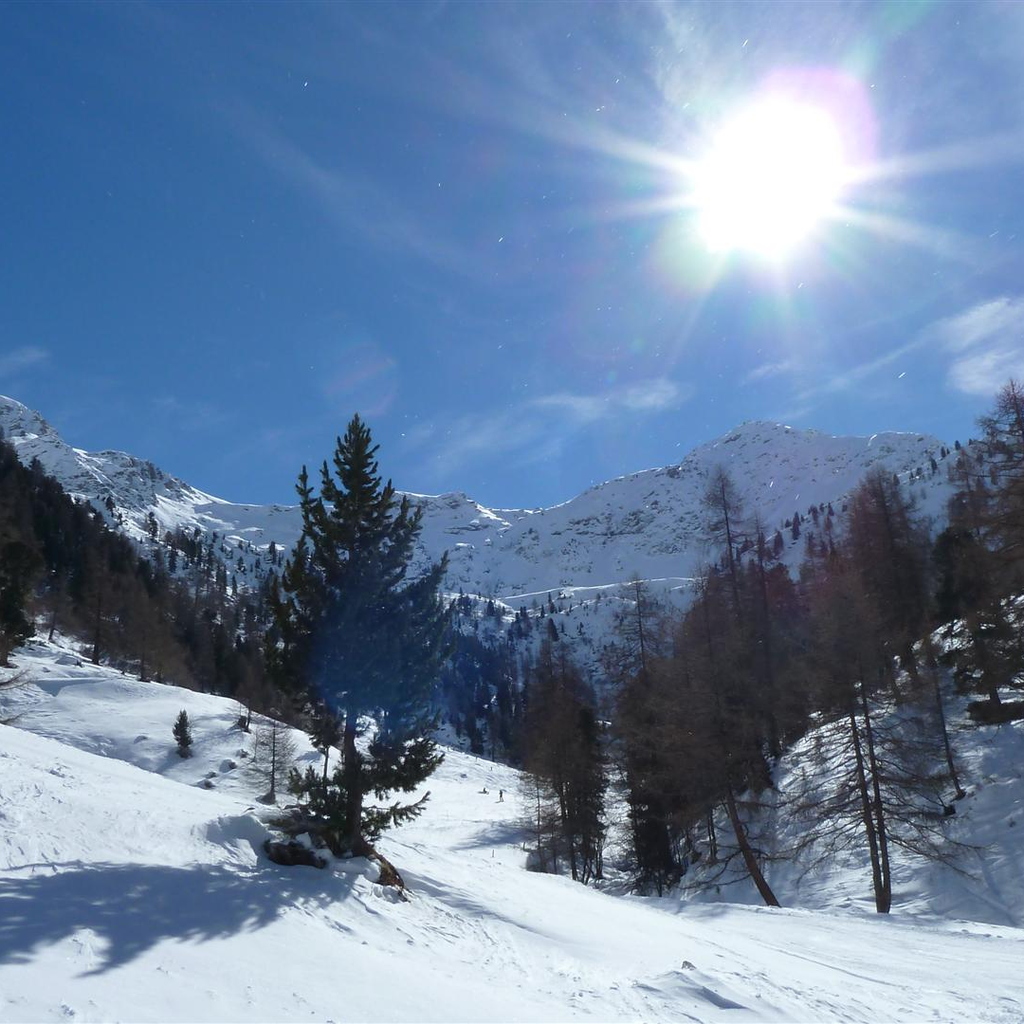 Looking back up Vallon d'Arby