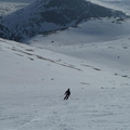 'Hilly' heading down the back of Cairngorm