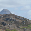 End of Suilven looming above the wee hills near Lochinver School