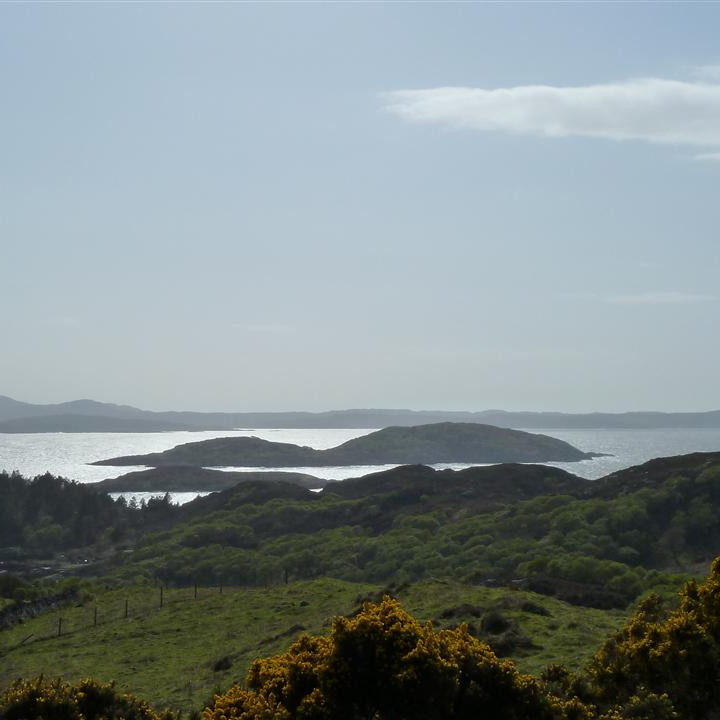 Looking across to the end of the Rieff peninsular