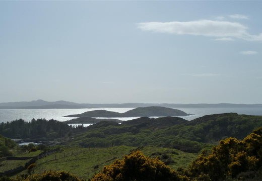 Looking across to the end of the Rieff peninsular