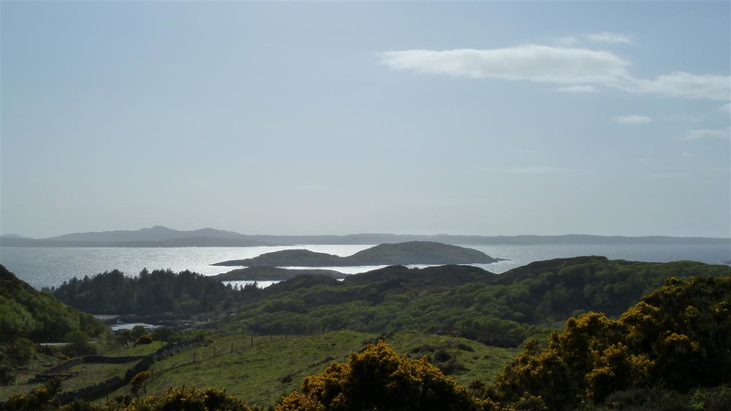 Looking across to the end of the Rieff peninsular
