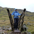 Loops crossing the bridge at Styhead