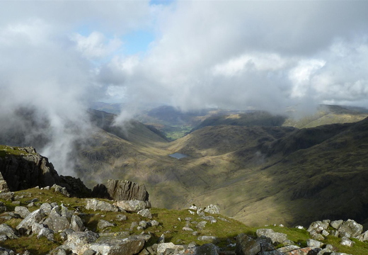 Styhead Tarn in distance