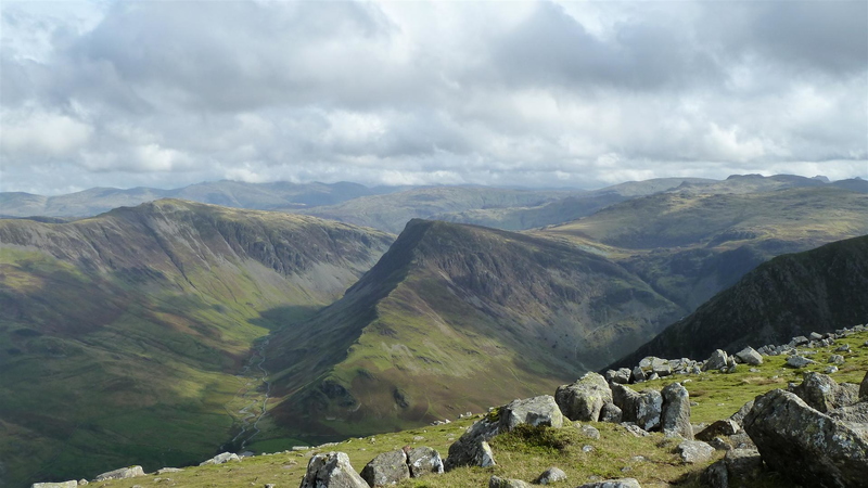 Views over towards Honister Pass