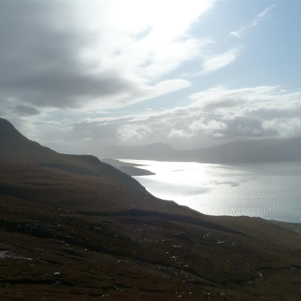 Monday: Sea views climbing Ben More Coigach