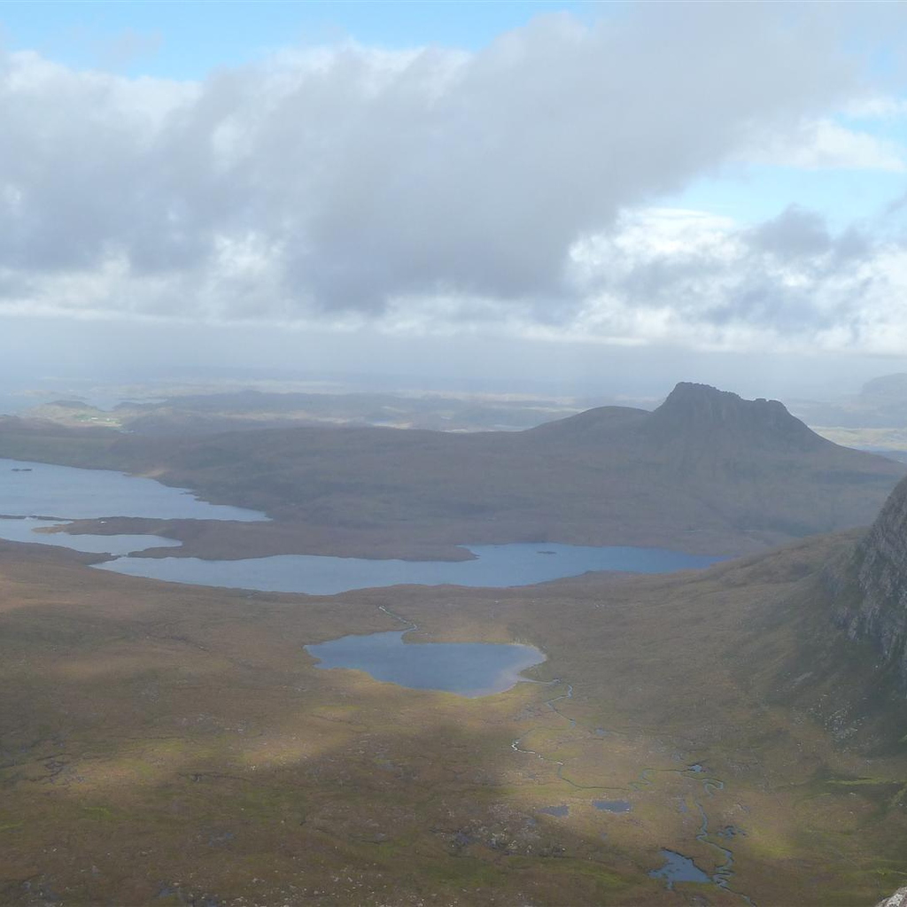 Views from Sgurr an Fhidhleir towards Stac Pollaidh