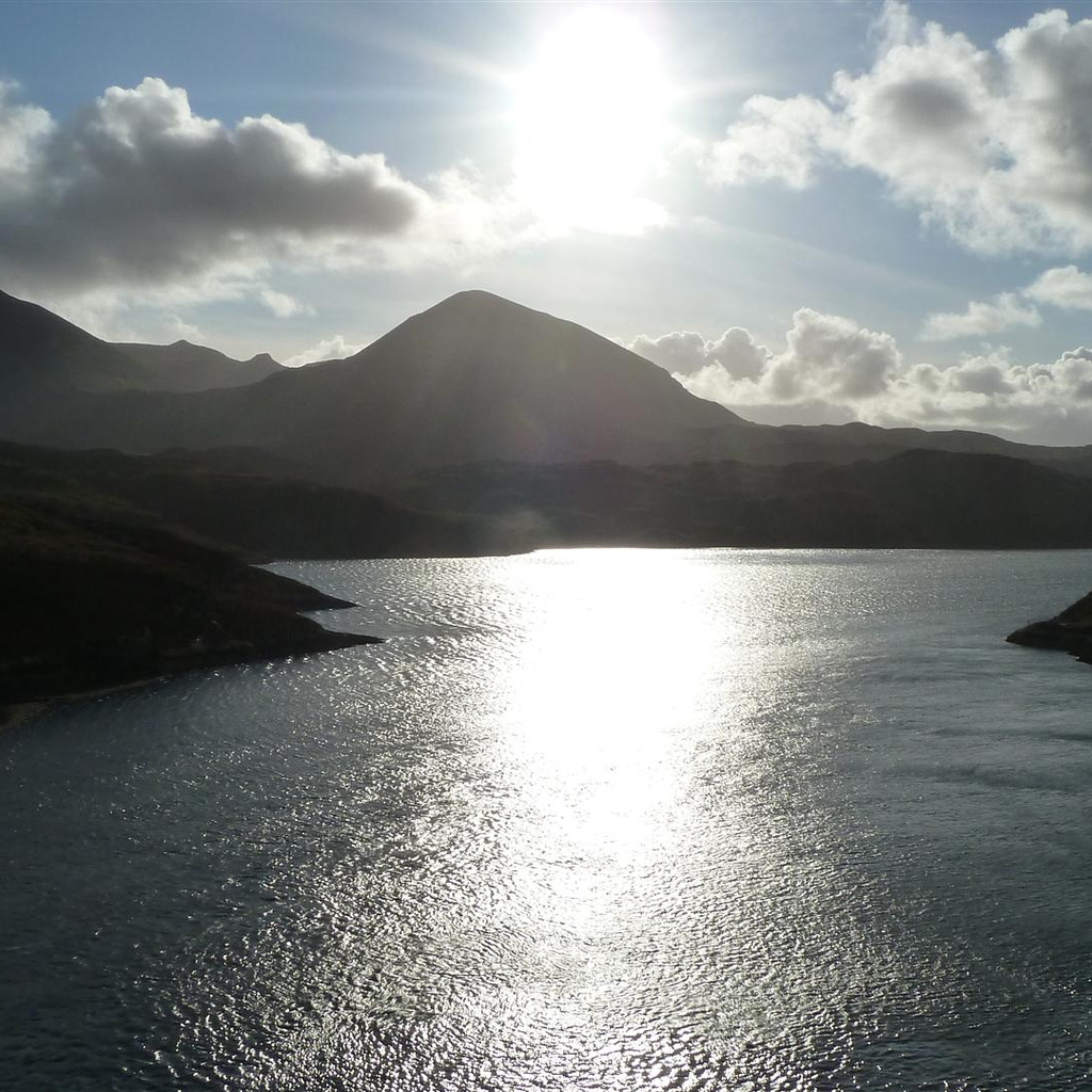 Loch a' Chairn Bhain From Kylesku Bridge