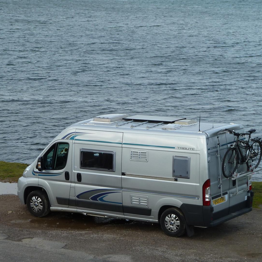 Parked up beside Kyle Of Durness
