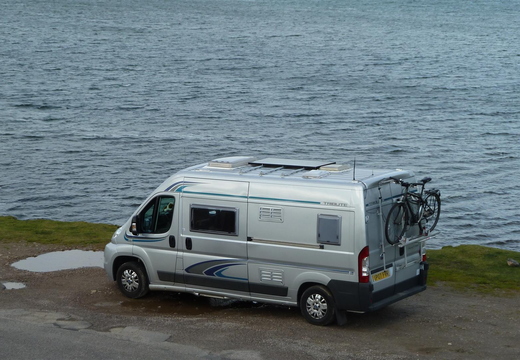 Parked up beside Kyle Of Durness