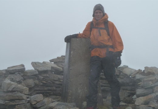 Saturday: Change in the weather! (Almost) Summit of Ben Stack