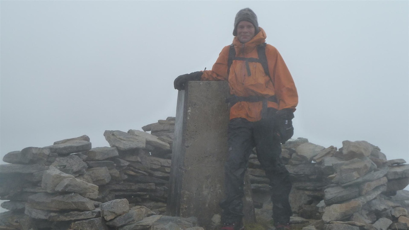 Saturday: Change in the weather! (Almost) Summit of Ben Stack