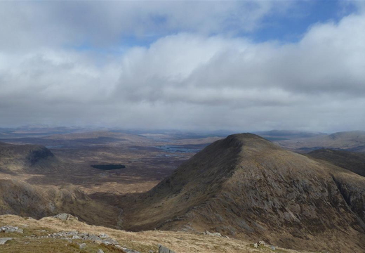 Looking back to Stob a' Choire Odhair