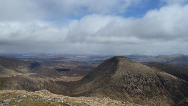 Looking back to Stob a' Choire Odhair