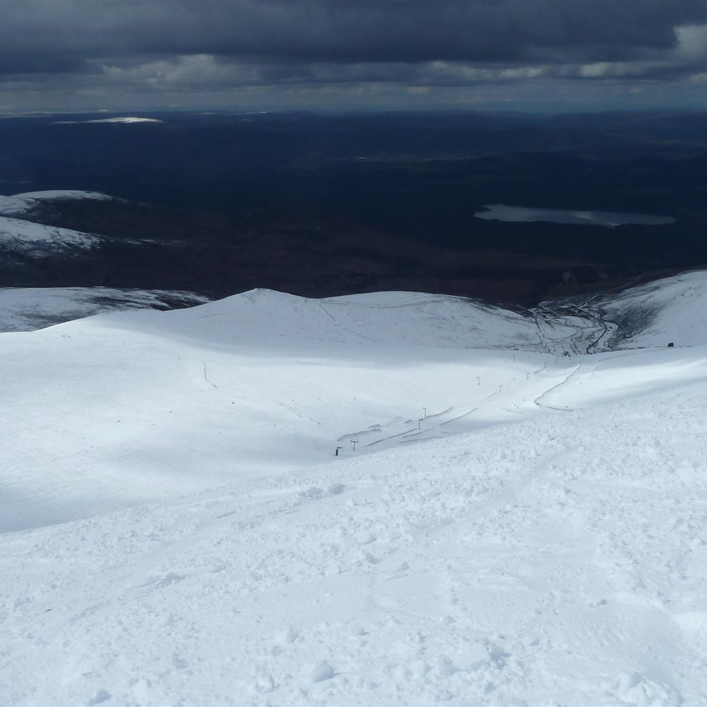 Cas from high on Cairngorm