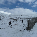 Combat skiing low down