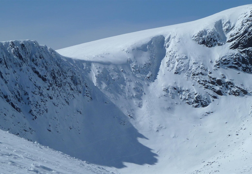 Coire an t-Sneachda - Note the ski tracks