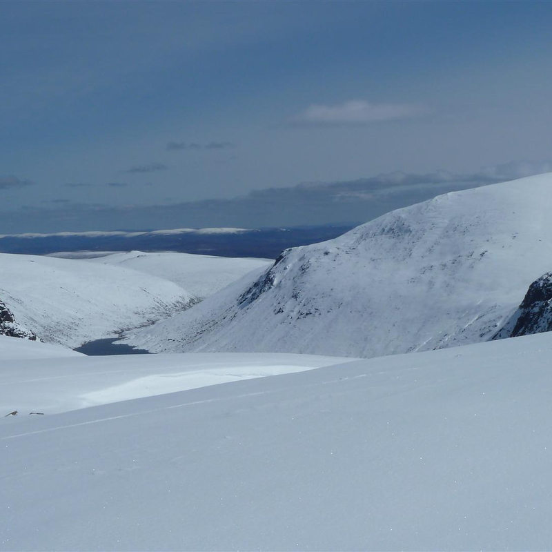 Beinn Mheadhoin, and Loch Avon (prenounced Vane and Ann respectively!)