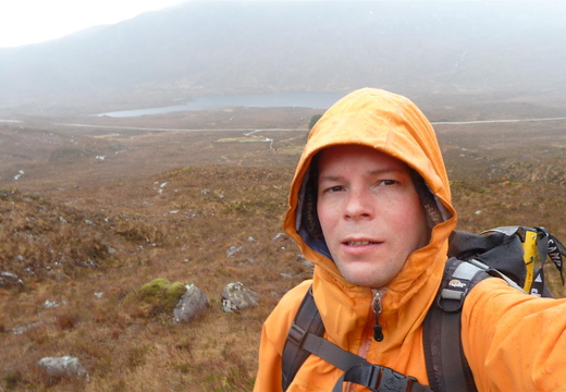 Walking up Spidean Coire nan Clach (Beinn Eighe)